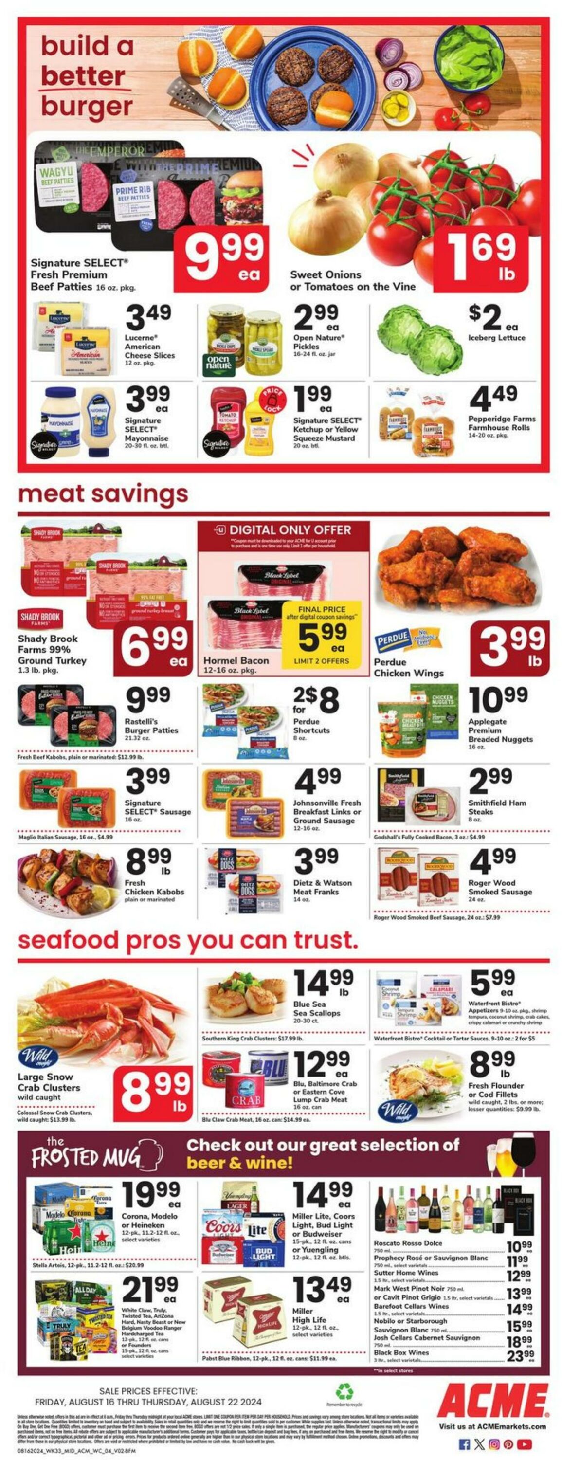 Weekly ad Acme 08/16/2024 - 08/22/2024