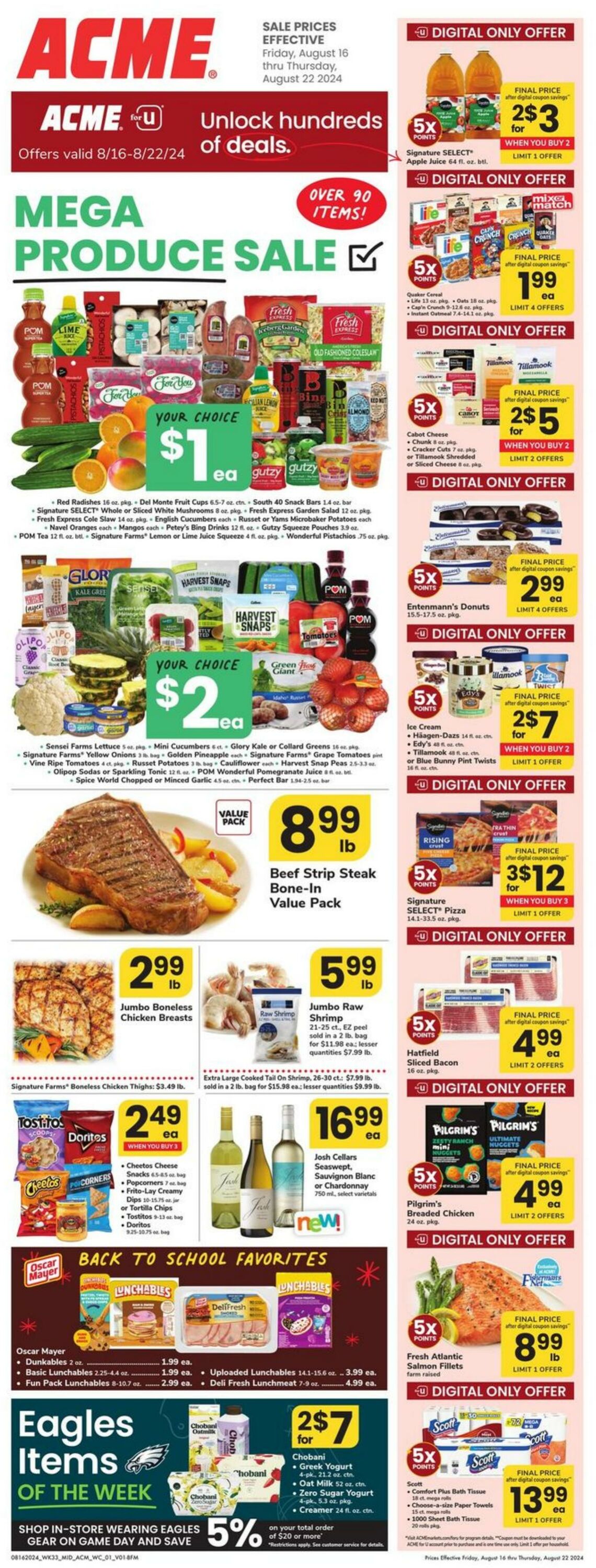 Weekly ad Acme 08/16/2024 - 08/22/2024