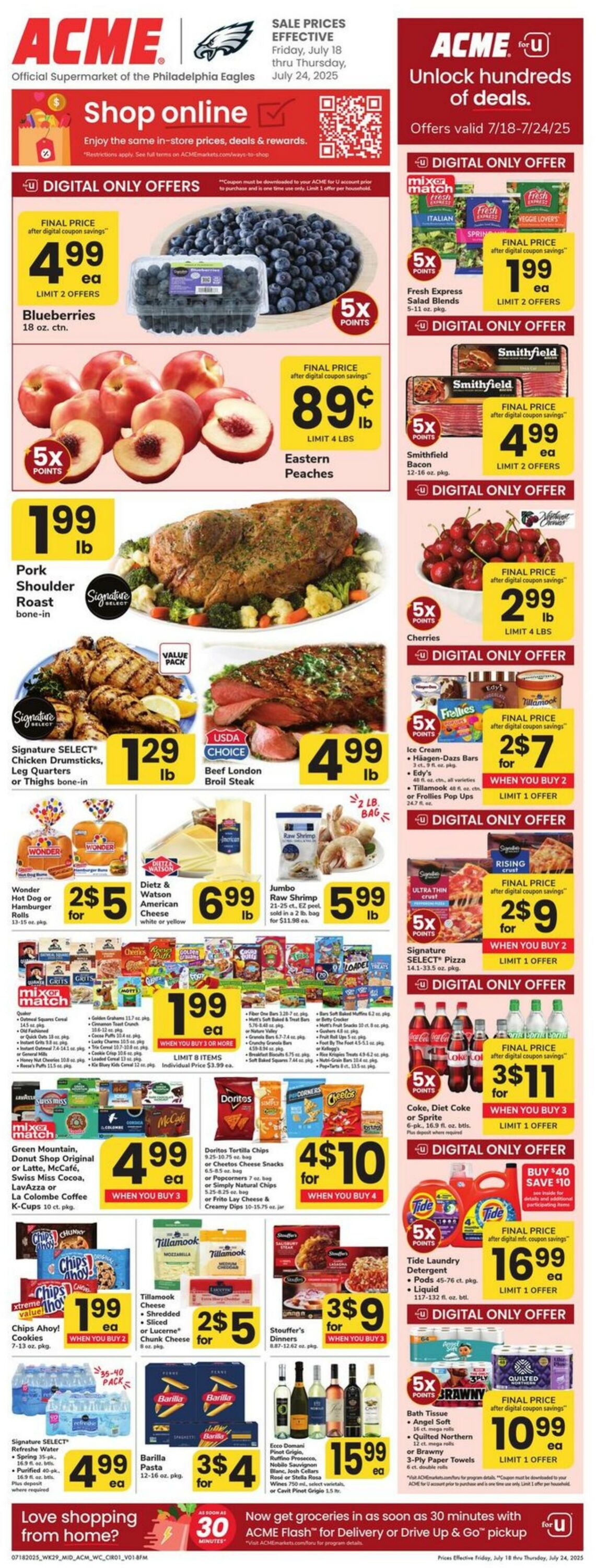 Weekly ad Acme 07/18/2025 - 07/24/2025