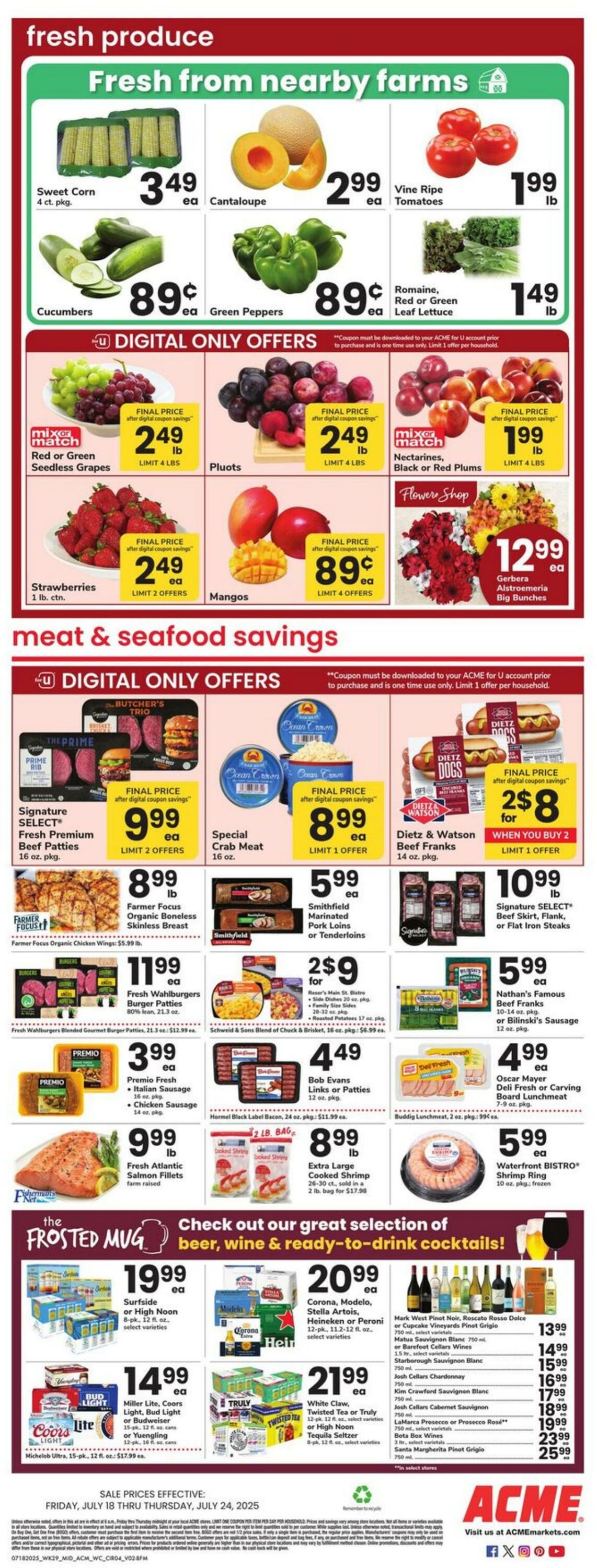 Weekly ad Acme 07/18/2025 - 07/24/2025
