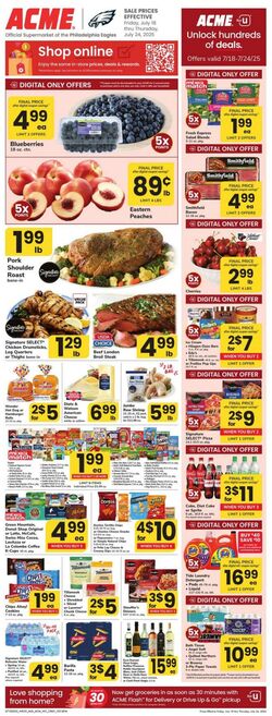 Weekly ad Acme 07/18/2025 - 07/24/2025