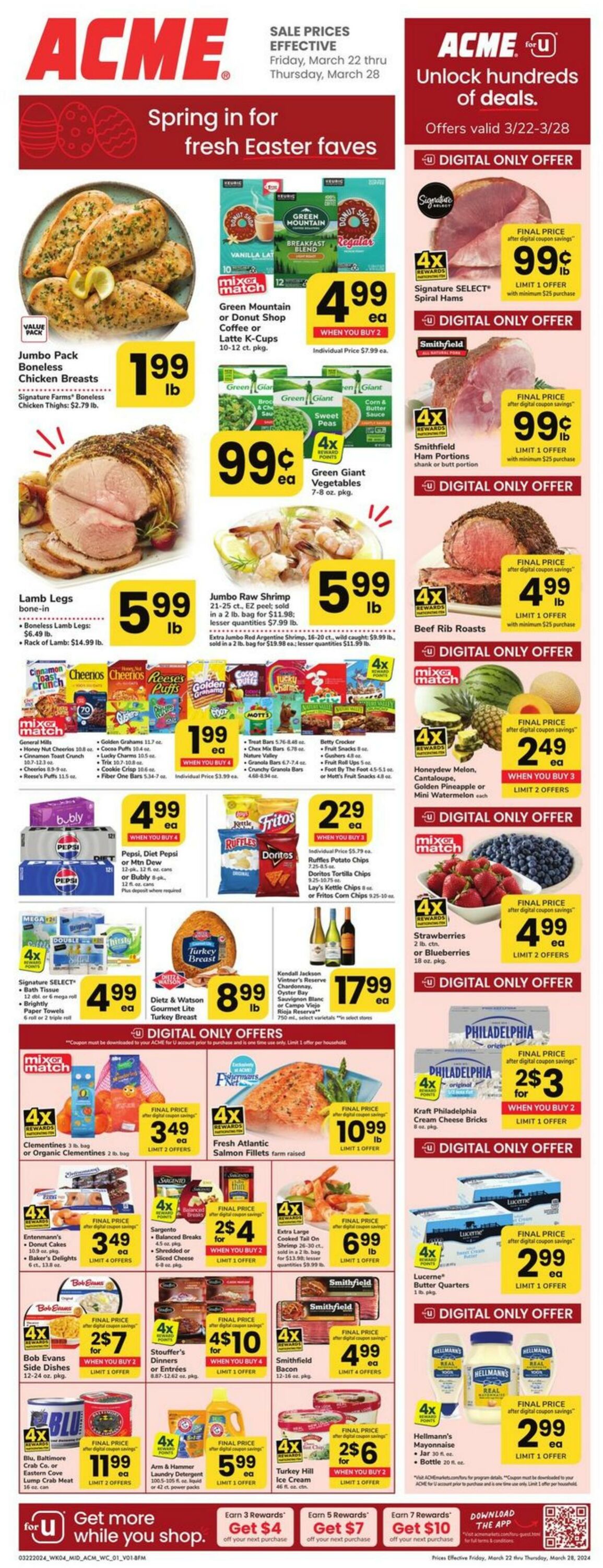 Weekly ad Acme 03/22/2024 - 03/28/2024