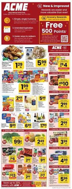 Weekly ad Acme 04/19/2024 - 04/25/2024