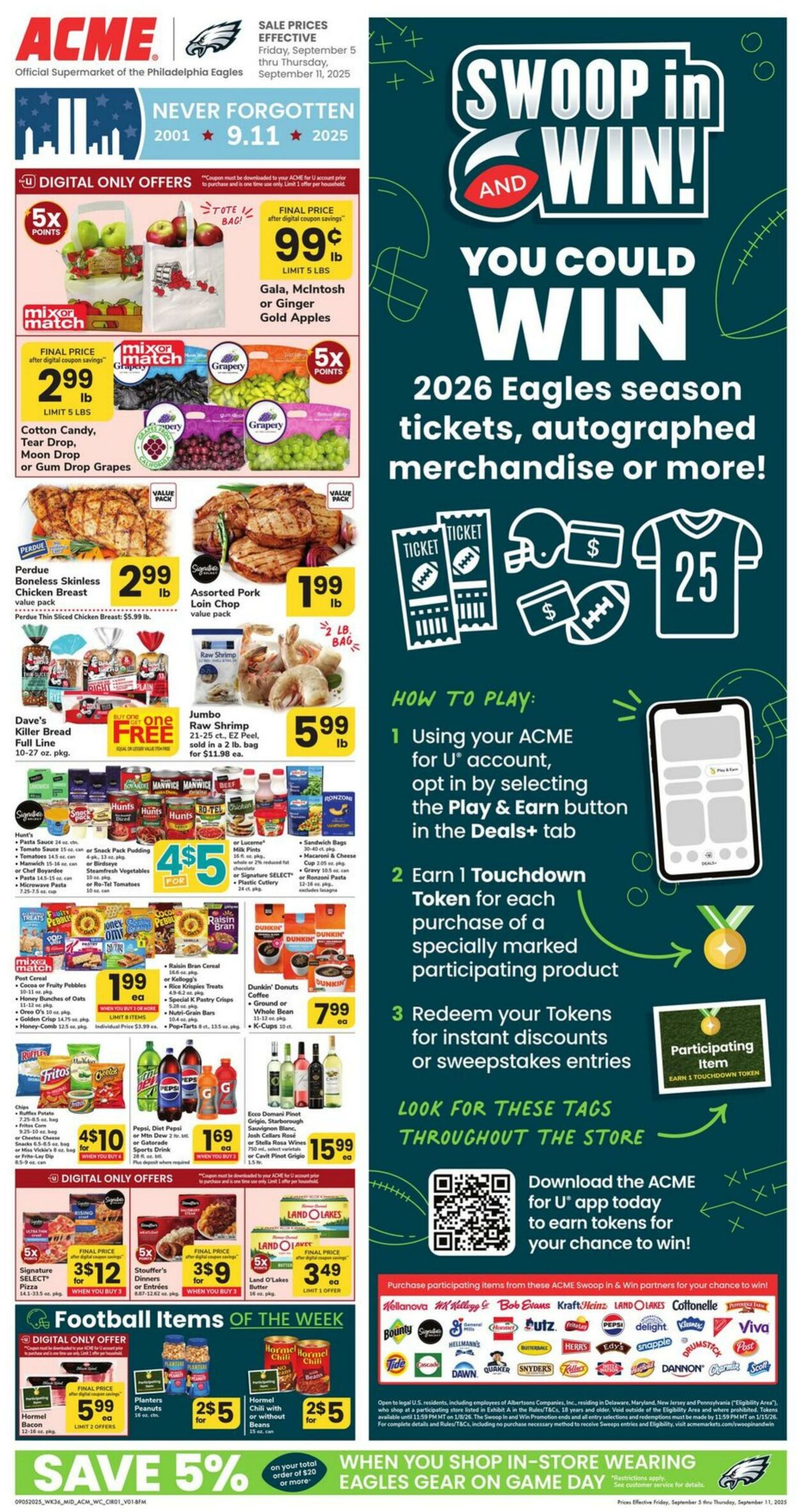 Weekly ad Acme 09/05/2025 - 09/11/2025