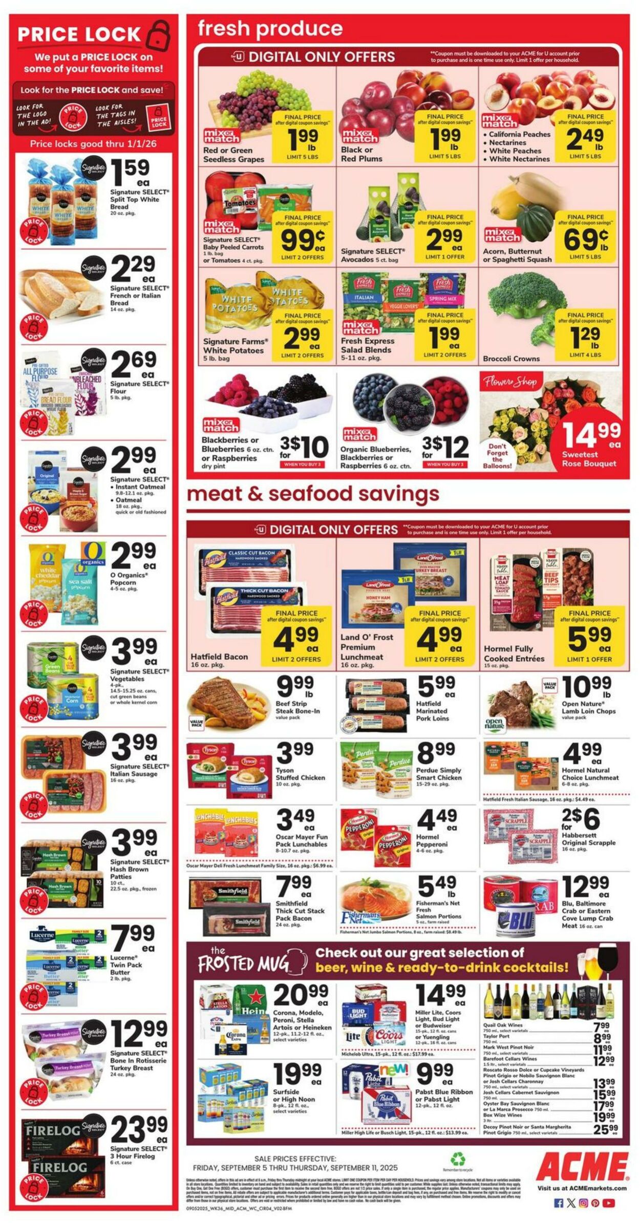 Weekly ad Acme 09/05/2025 - 09/11/2025