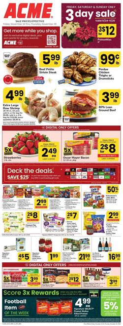 Weekly ad Acme 11/17/2023 - 11/23/2023