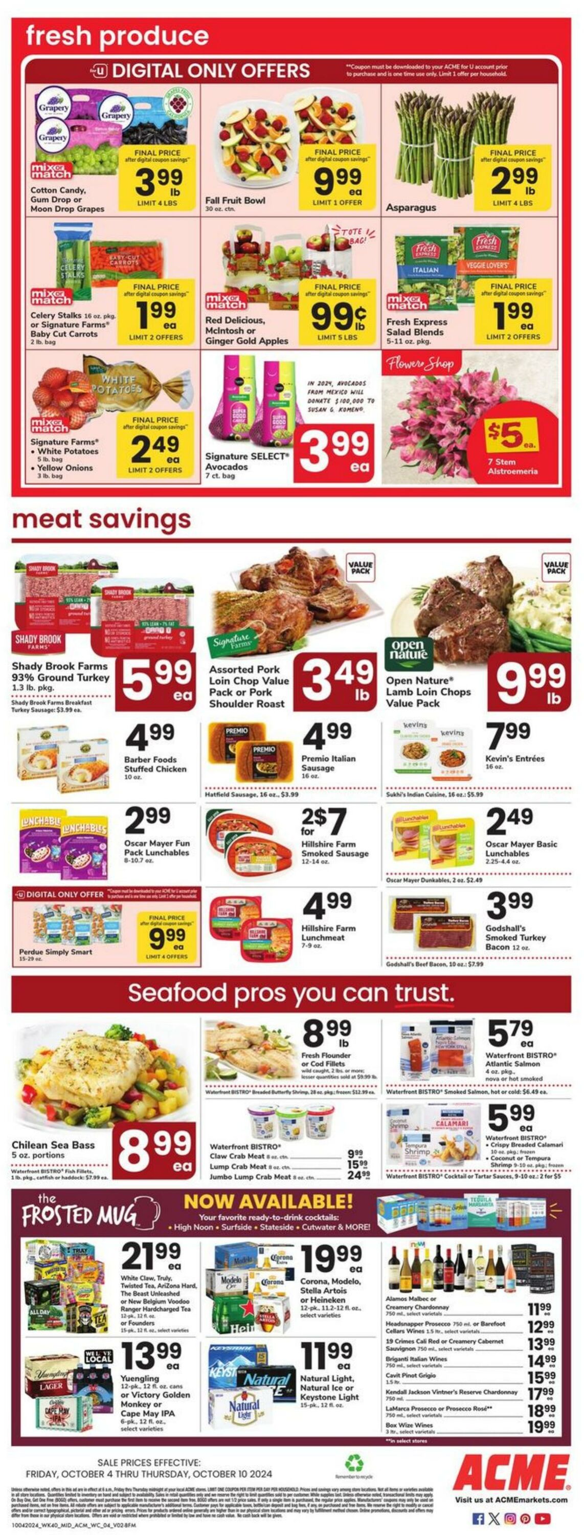 Weekly ad Acme 10/04/2024 - 10/10/2024