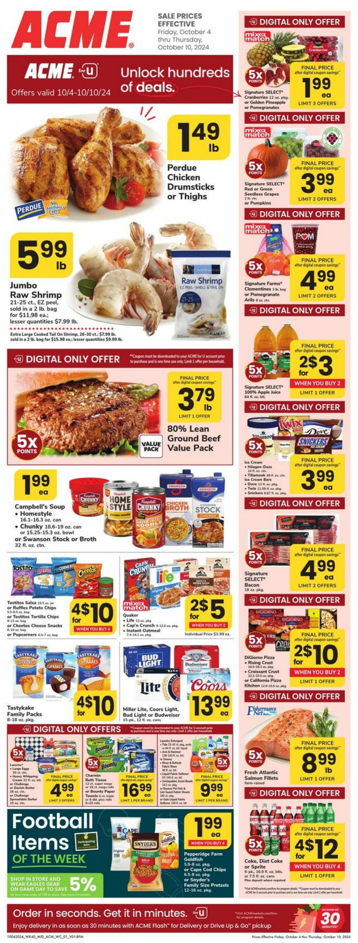 Weekly ad Acme 10/04/2024 - 10/10/2024