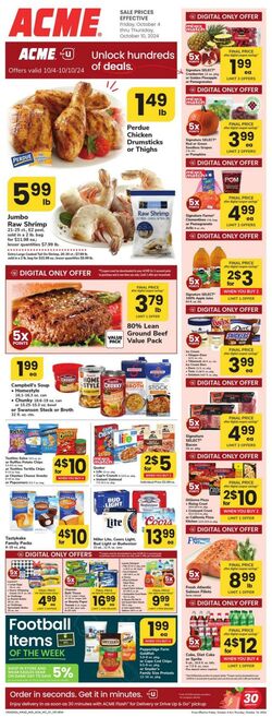 Weekly ad Acme 10/04/2024 - 10/31/2024