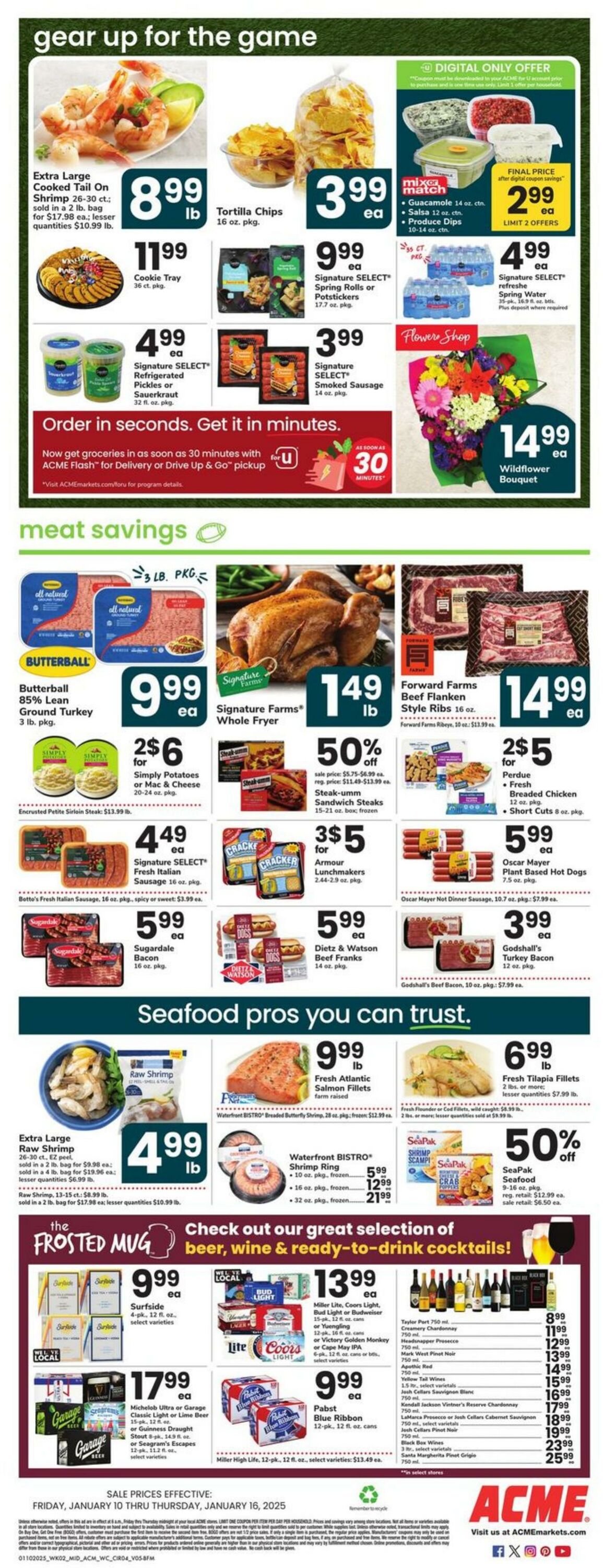 Weekly ad Acme 01/10/2025 - 01/16/2025