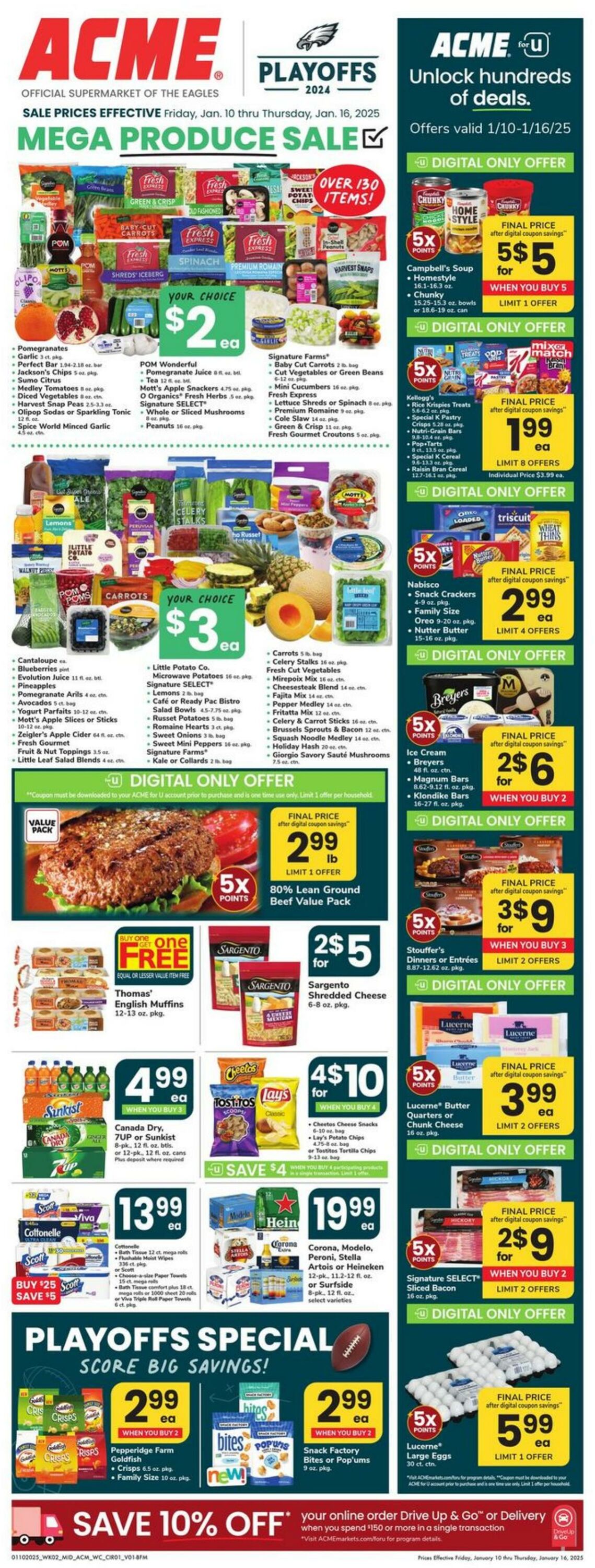 Weekly ad Acme 01/10/2025 - 01/16/2025