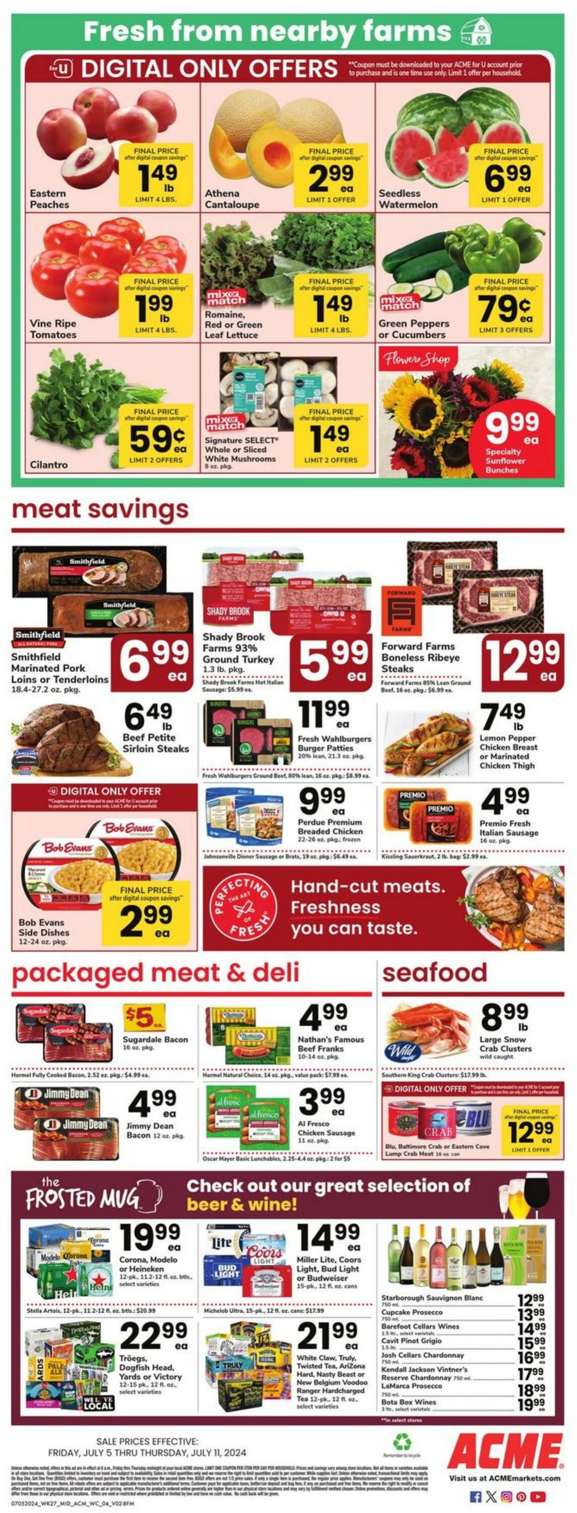 Weekly ad Acme 07/05/2024 - 07/11/2024