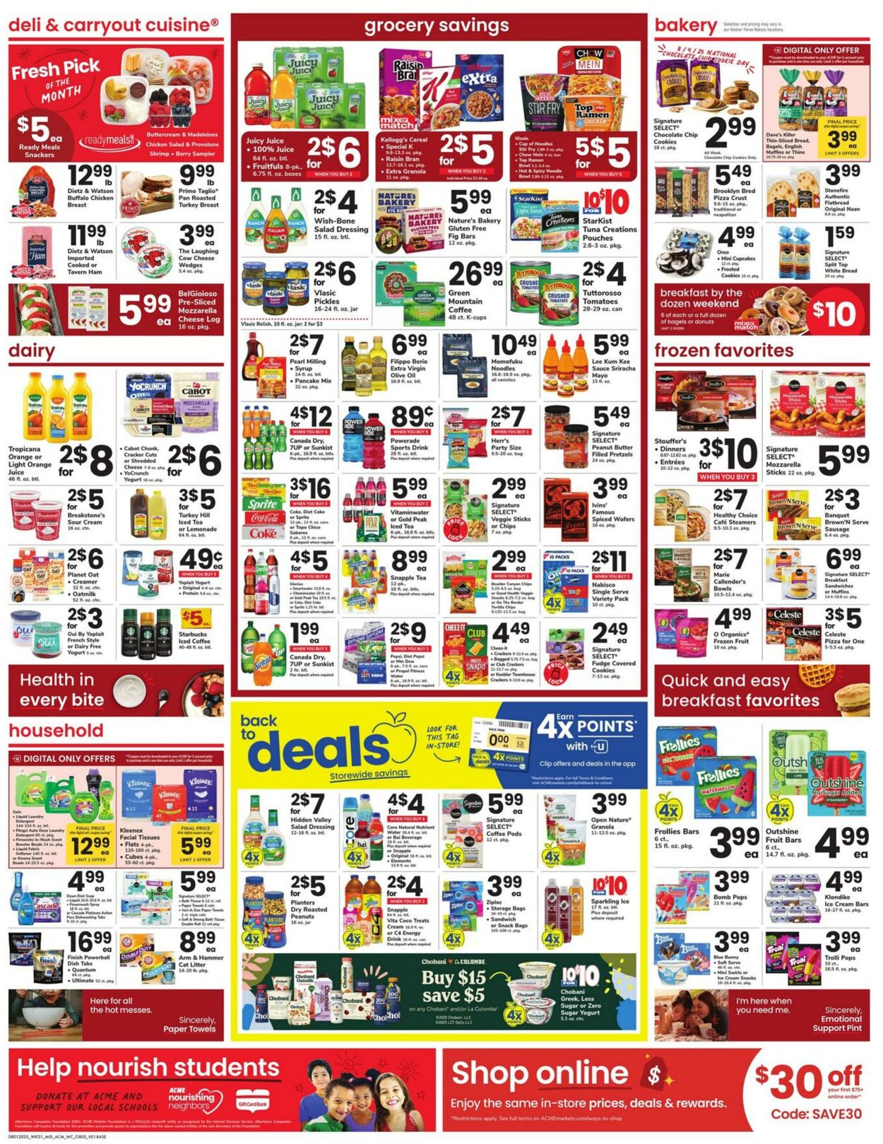 Weekly ad Acme 08/01/2025 - 08/07/2025