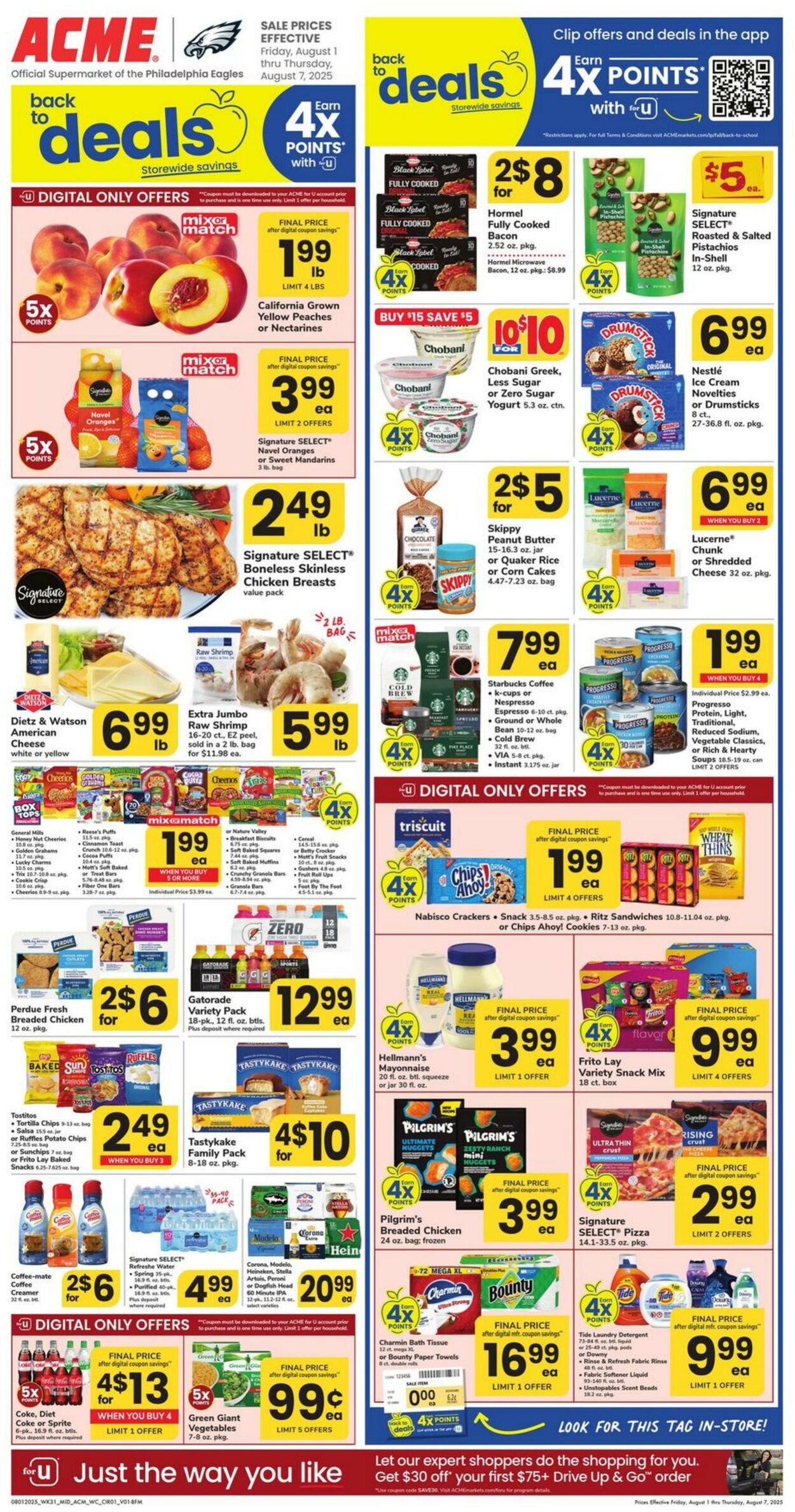 Weekly ad Acme 08/01/2025 - 08/07/2025