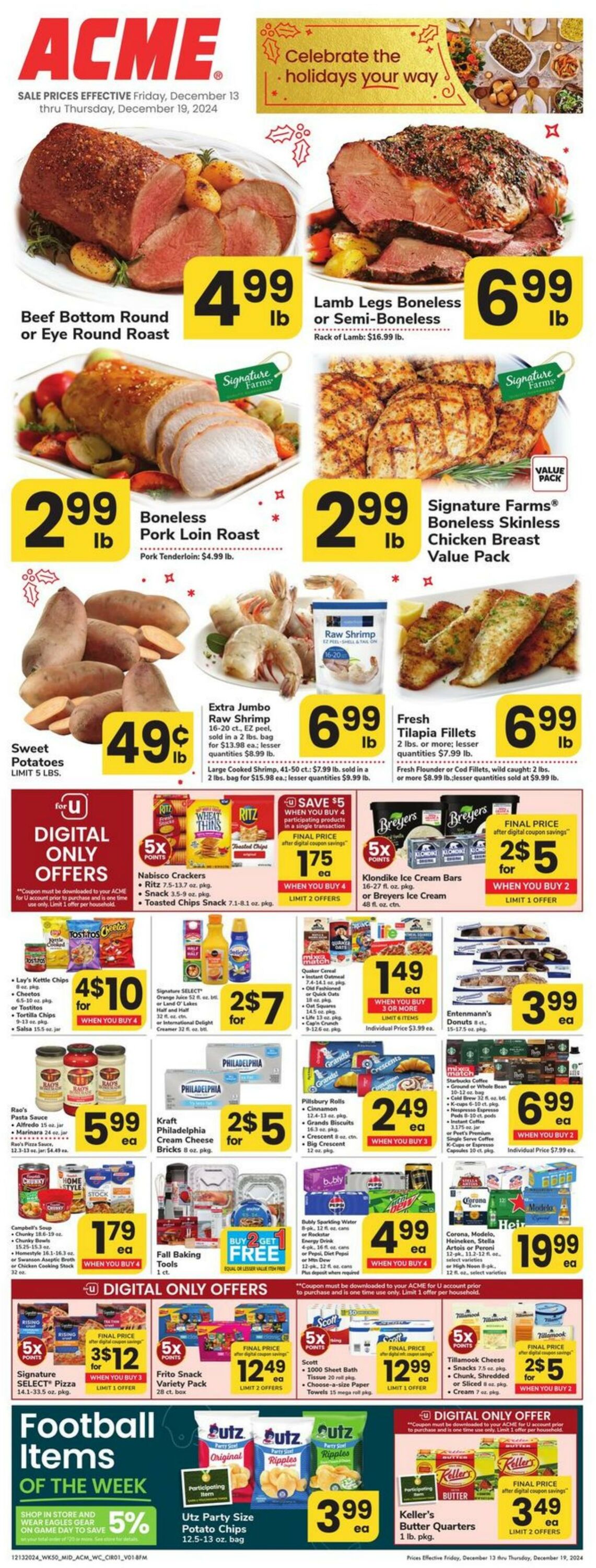 Weekly ad Acme 12/13/2024 - 12/19/2024