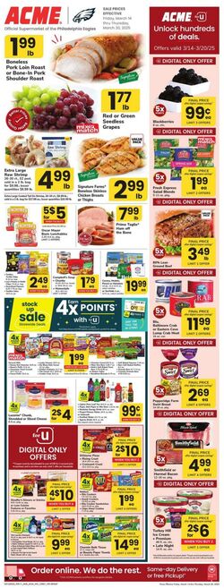 Weekly ad Acme 03/14/2025 - 03/20/2025