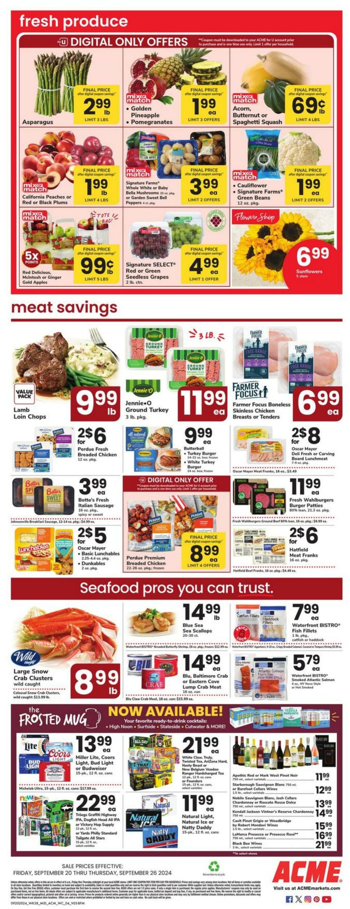 Weekly ad Acme 09/20/2024 - 09/26/2024