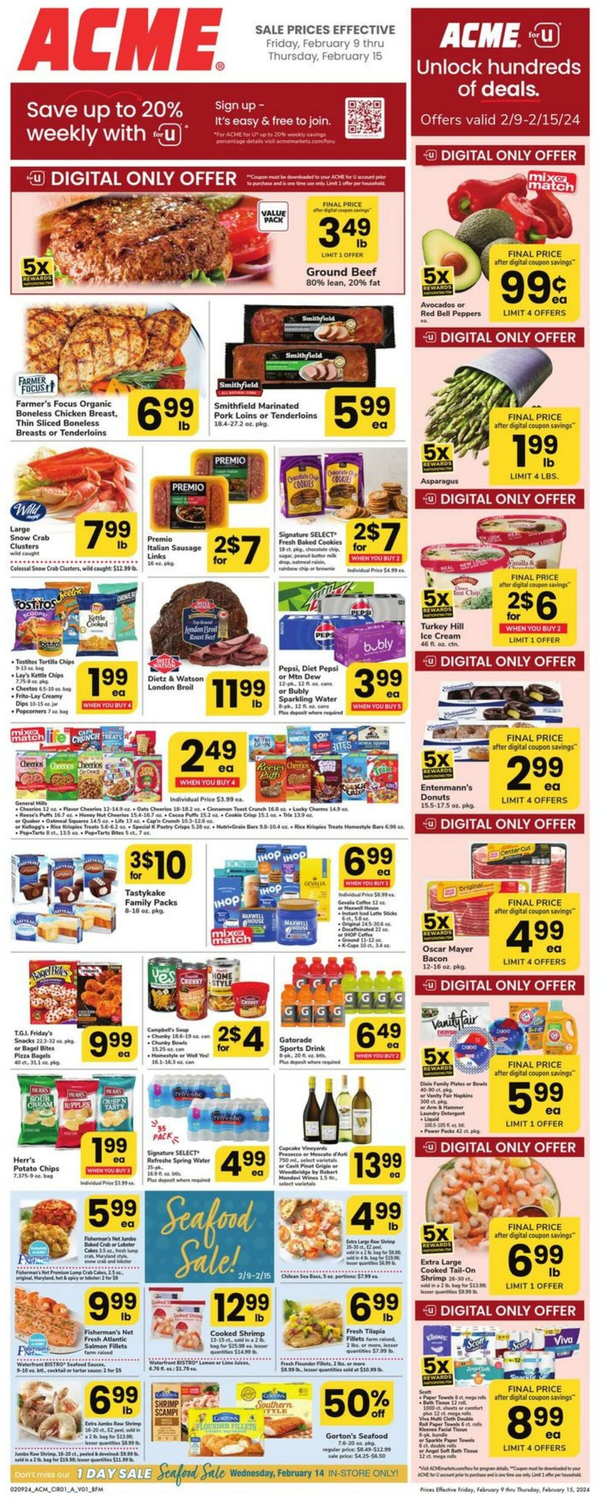 Weekly ad Acme 02/09/2024 - 02/15/2024