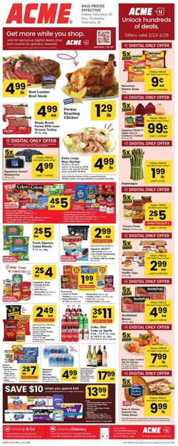 Weekly ad Acme 02/02/2024 - 02/29/2024