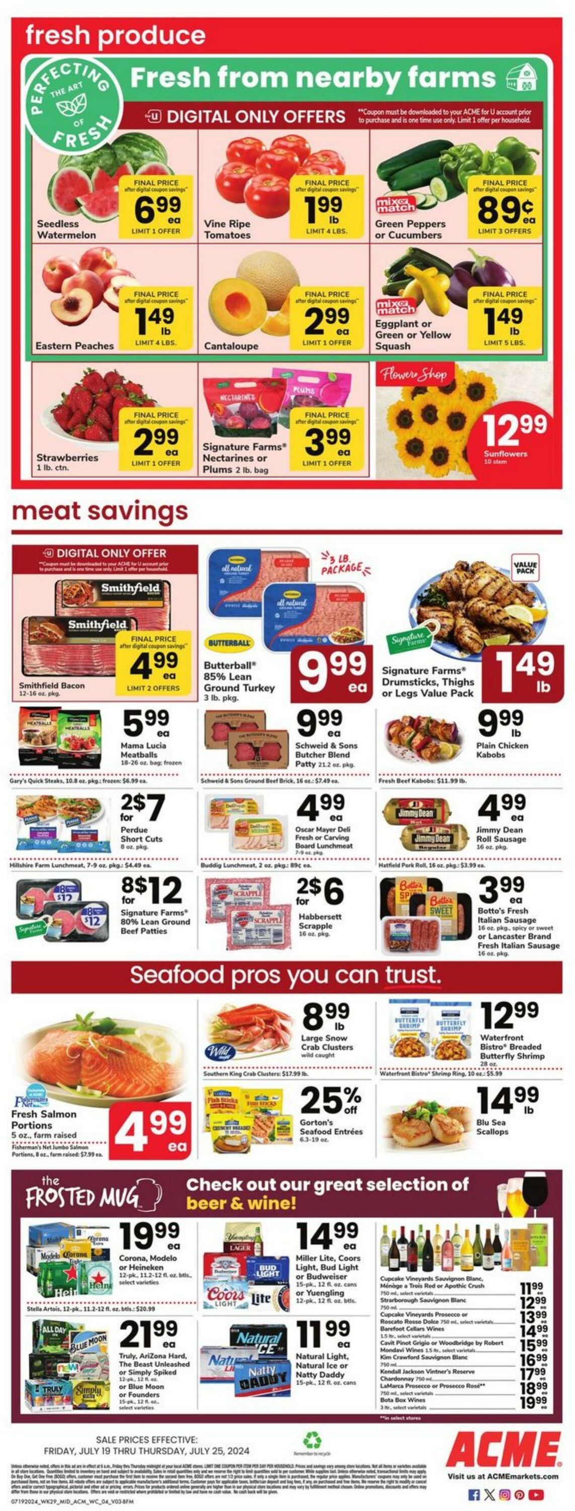 Weekly ad Acme 07/19/2024 - 07/25/2024