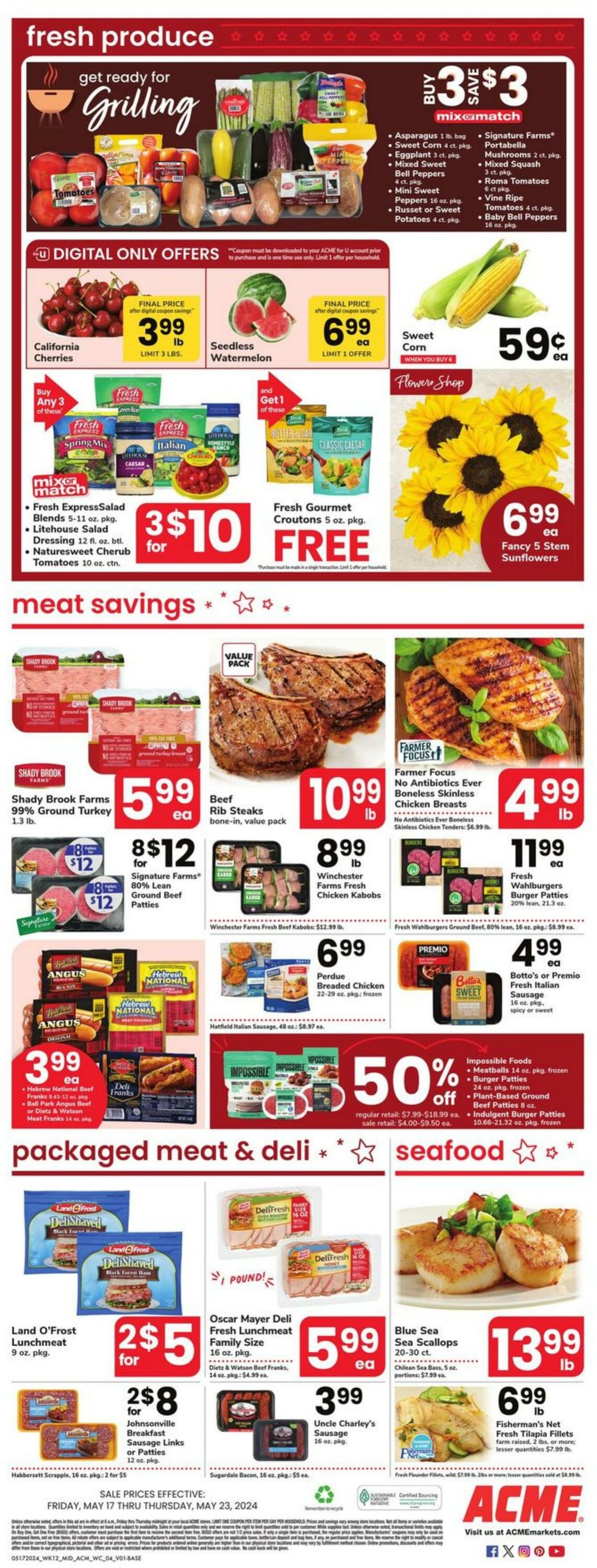 Weekly ad Acme 05/17/2024 - 05/23/2024