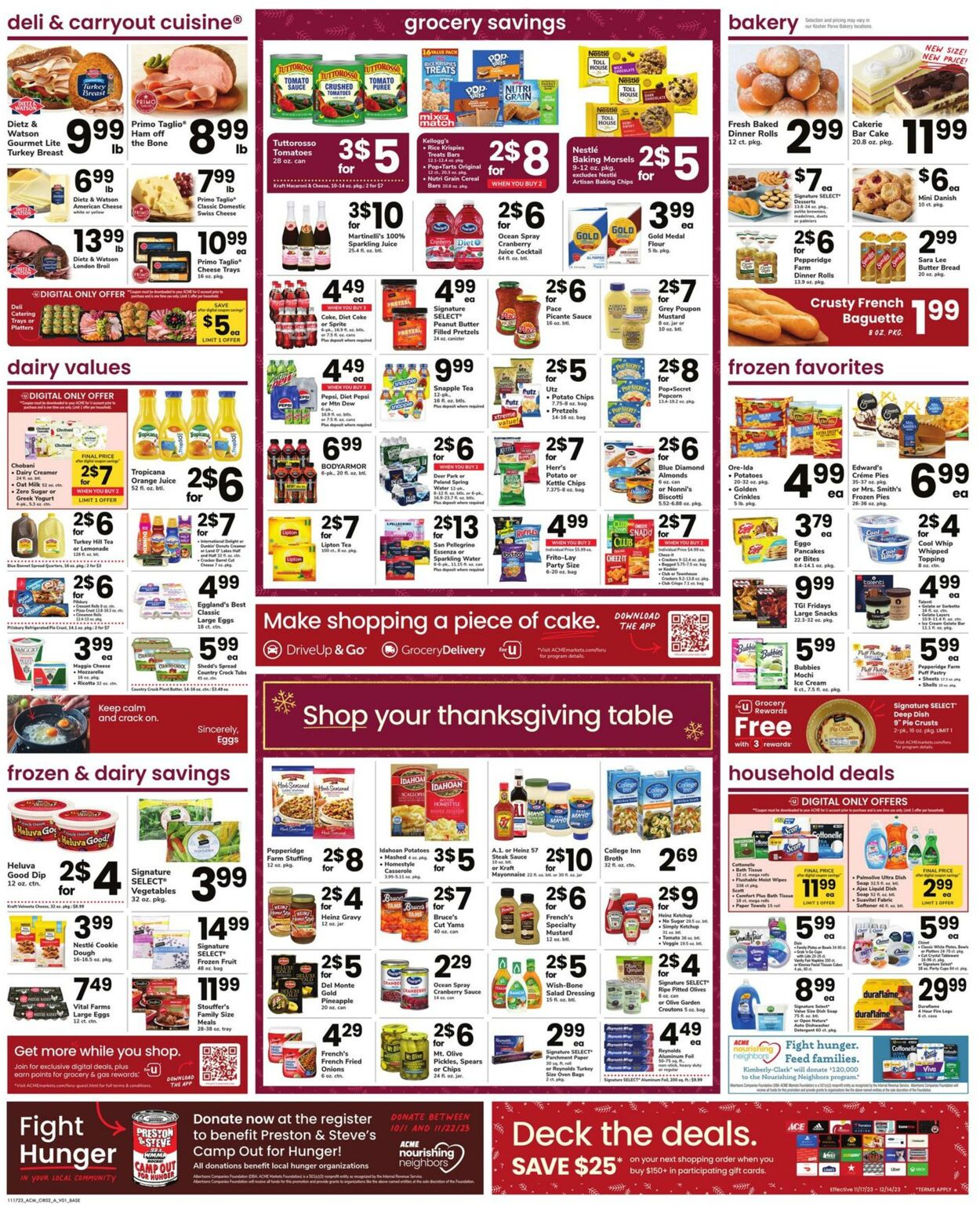 Weekly ad Acme 11/17/2023 - 11/23/2023