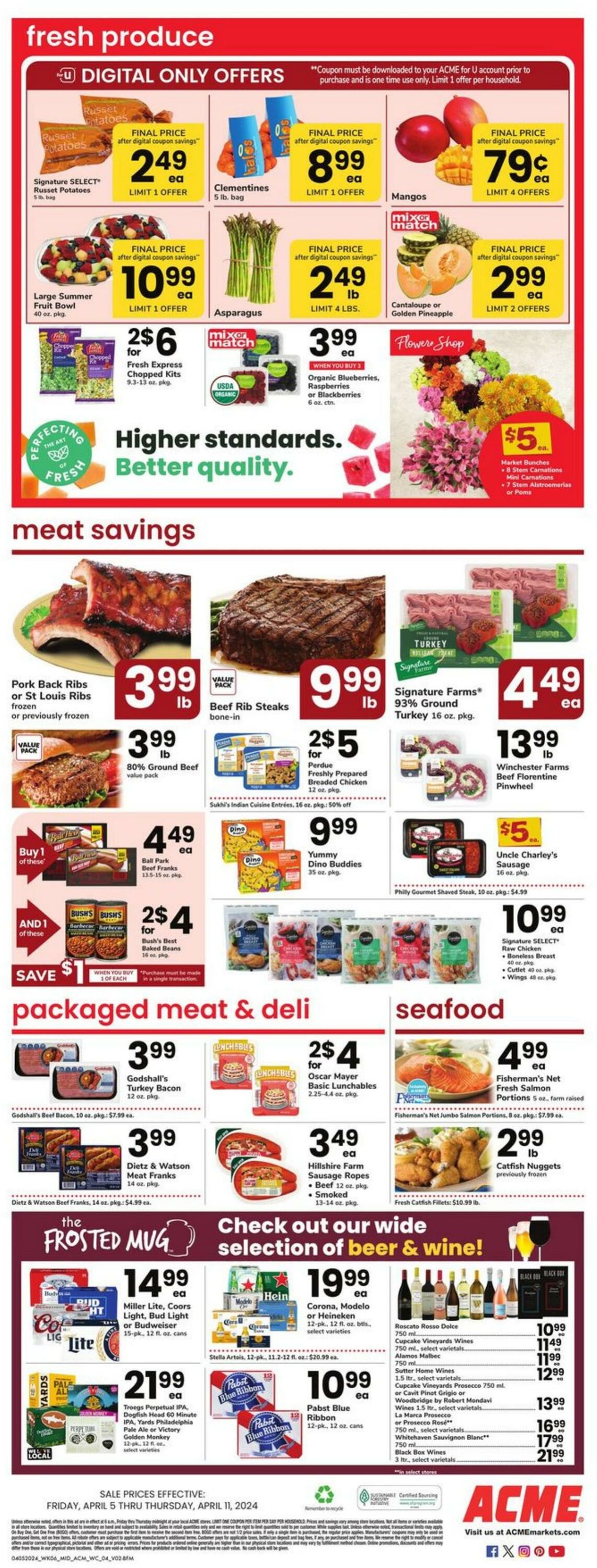 Weekly ad Acme 04/05/2024 - 04/11/2024