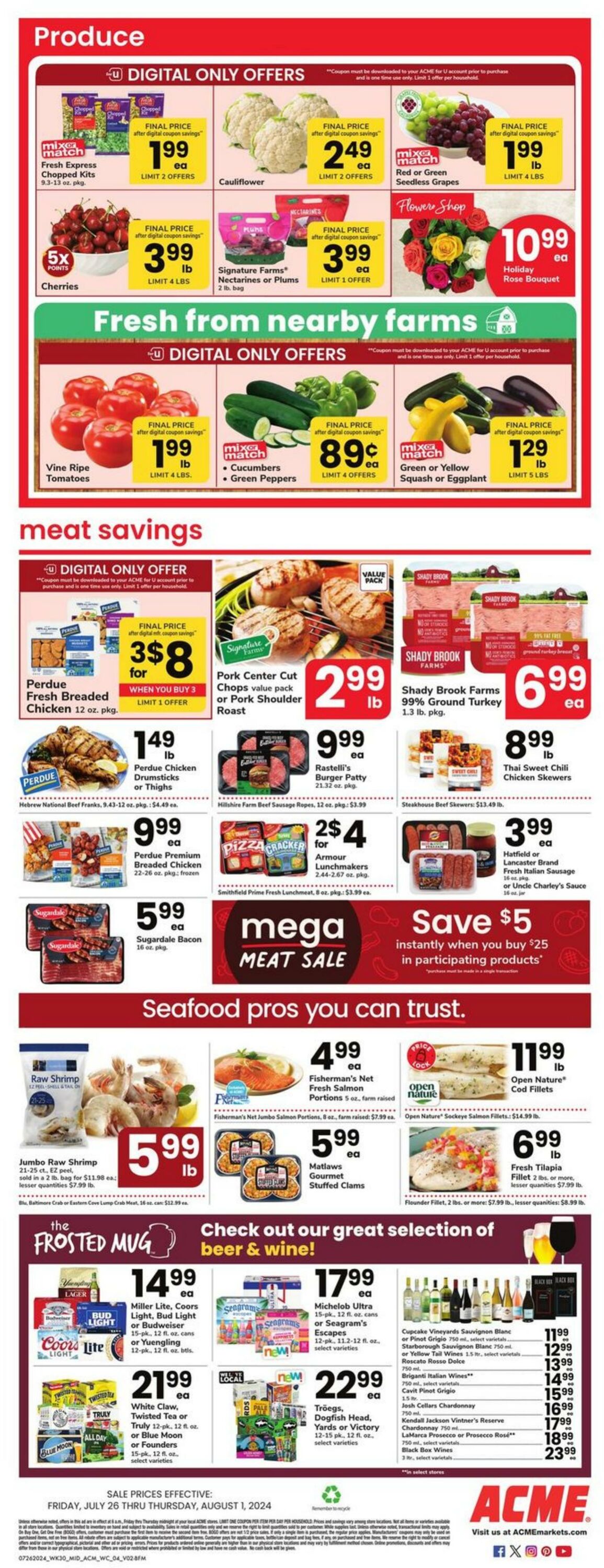 Weekly ad Acme 07/26/2024 - 08/01/2024