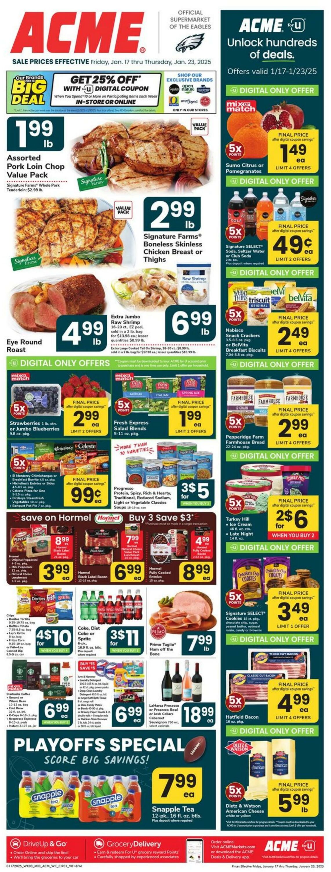 Weekly ad Acme 01/17/2025 - 01/23/2025