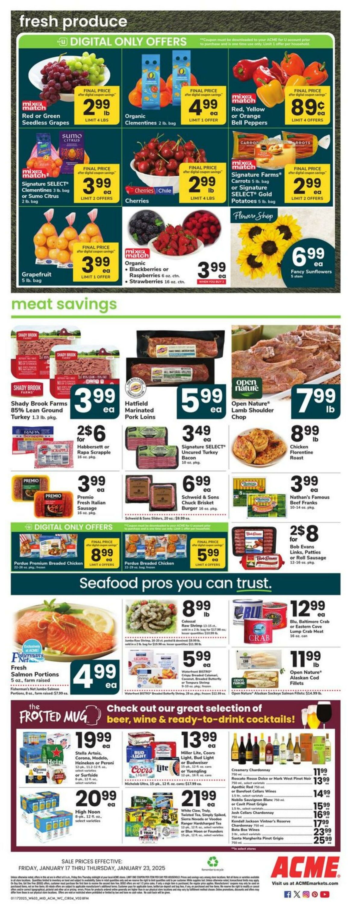 Weekly ad Acme 01/17/2025 - 01/23/2025