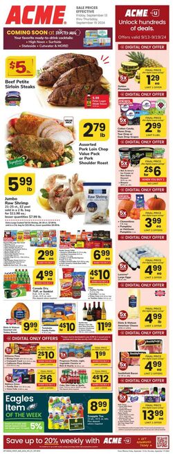 Weekly ad Acme 09/13/2024 - 09/19/2024