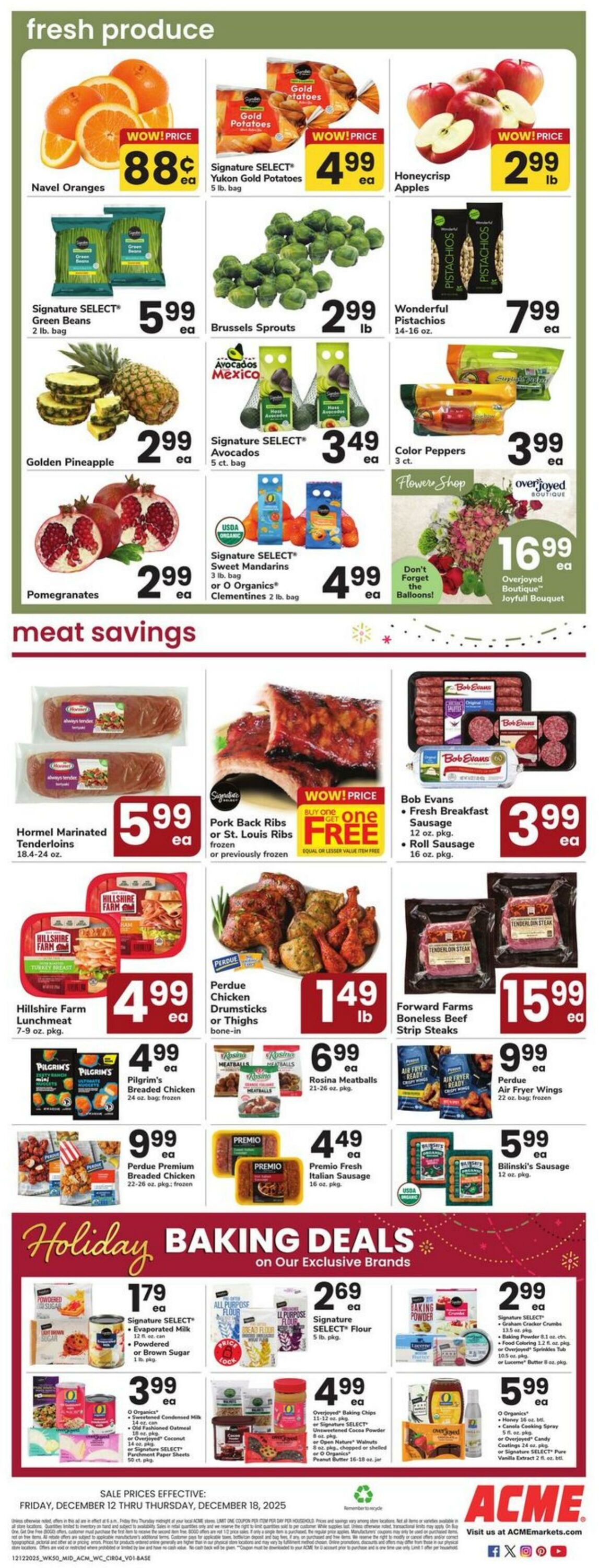 Weekly ad Acme 12/12/2025 - 12/18/2025