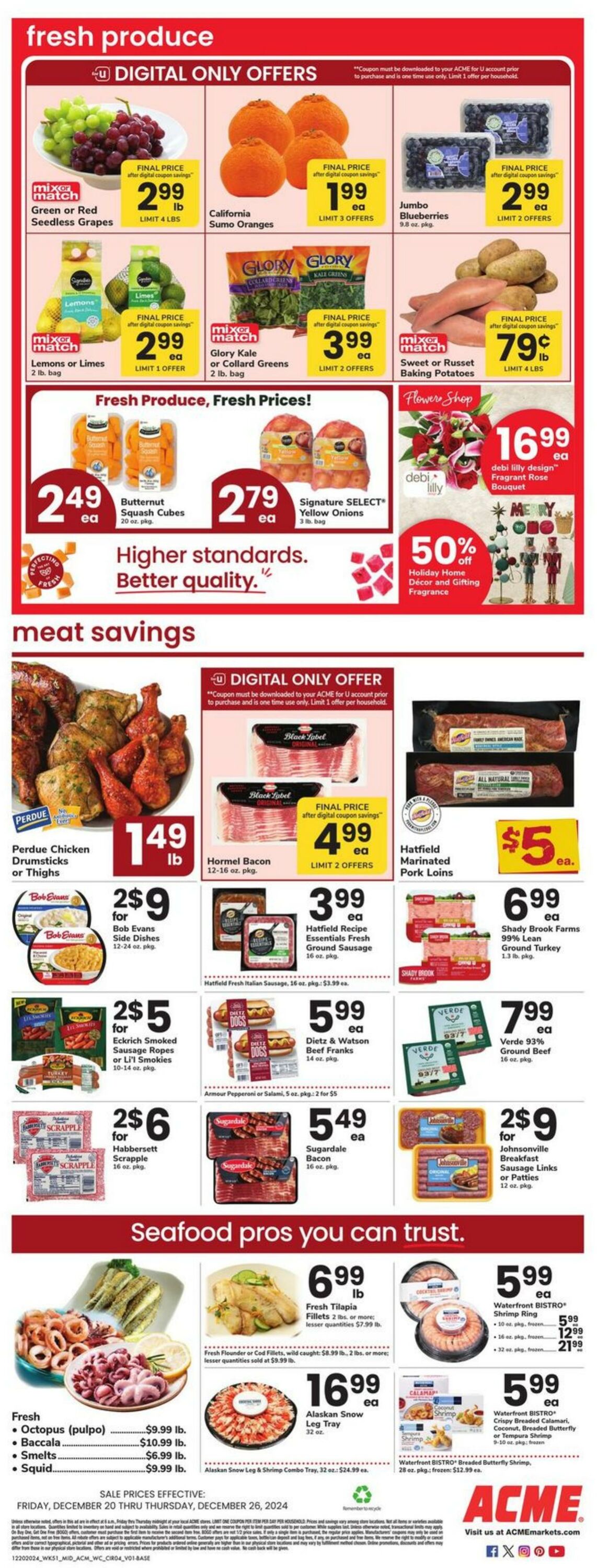 Weekly ad Acme 12/20/2024 - 12/26/2024