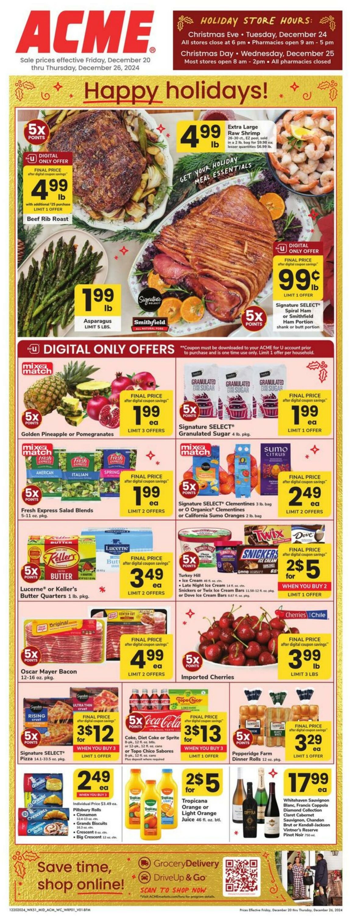 Weekly ad Acme 12/20/2024 - 12/26/2024