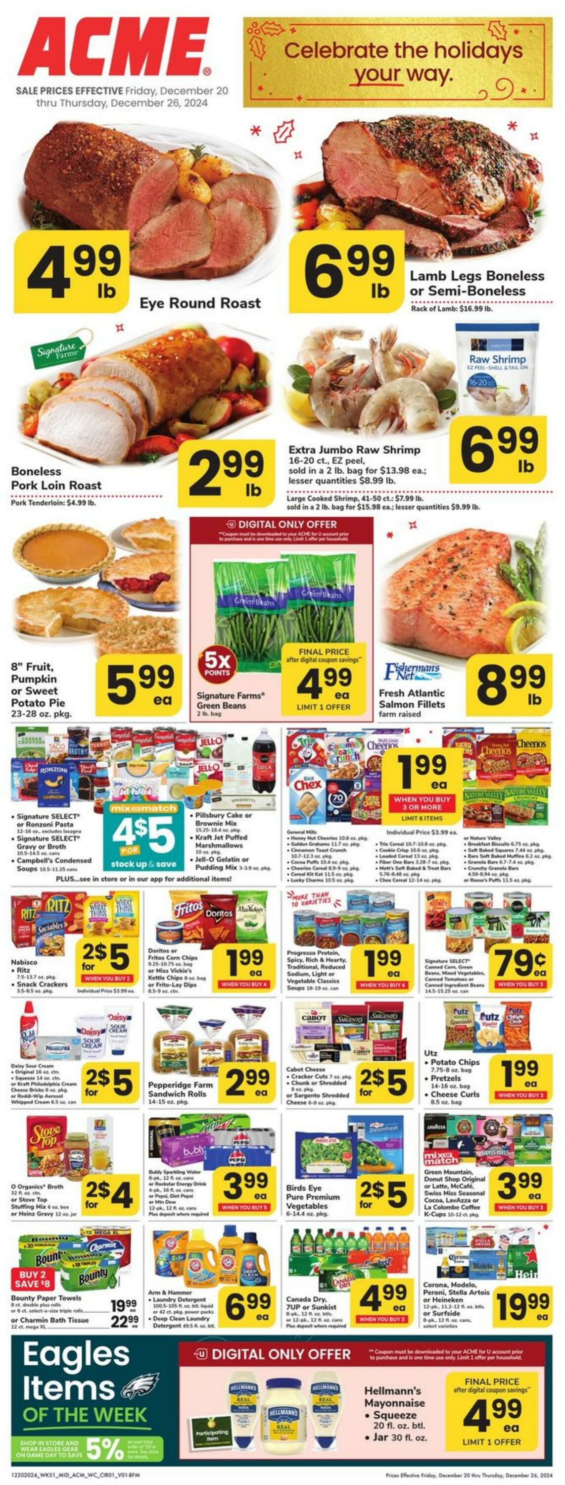 Weekly ad Acme 12/20/2024 - 12/26/2024