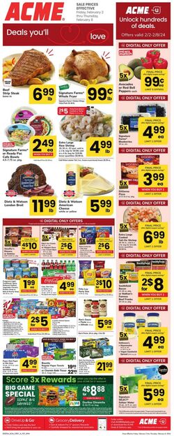 Weekly ad Acme 02/09/2024 - 02/15/2024
