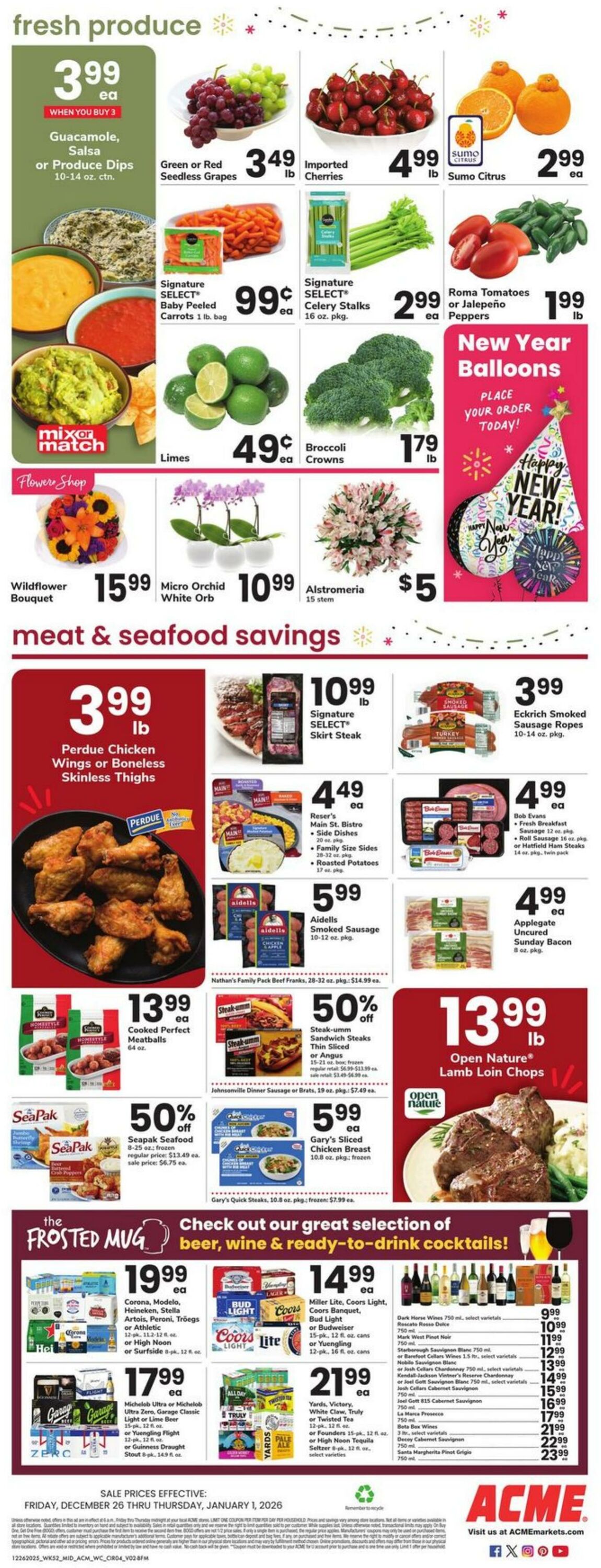 Weekly ad Acme 12/26/2025 - 01/01/2026