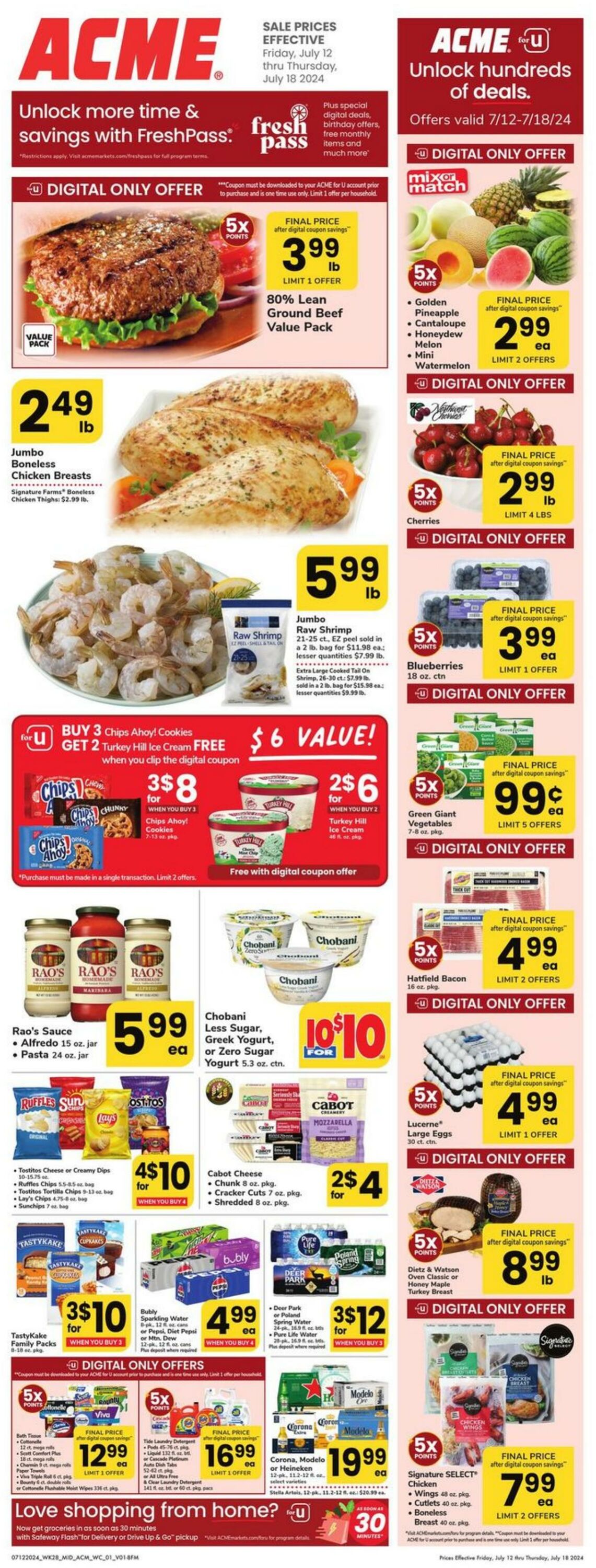 Weekly ad Acme 07/12/2024 - 07/18/2024