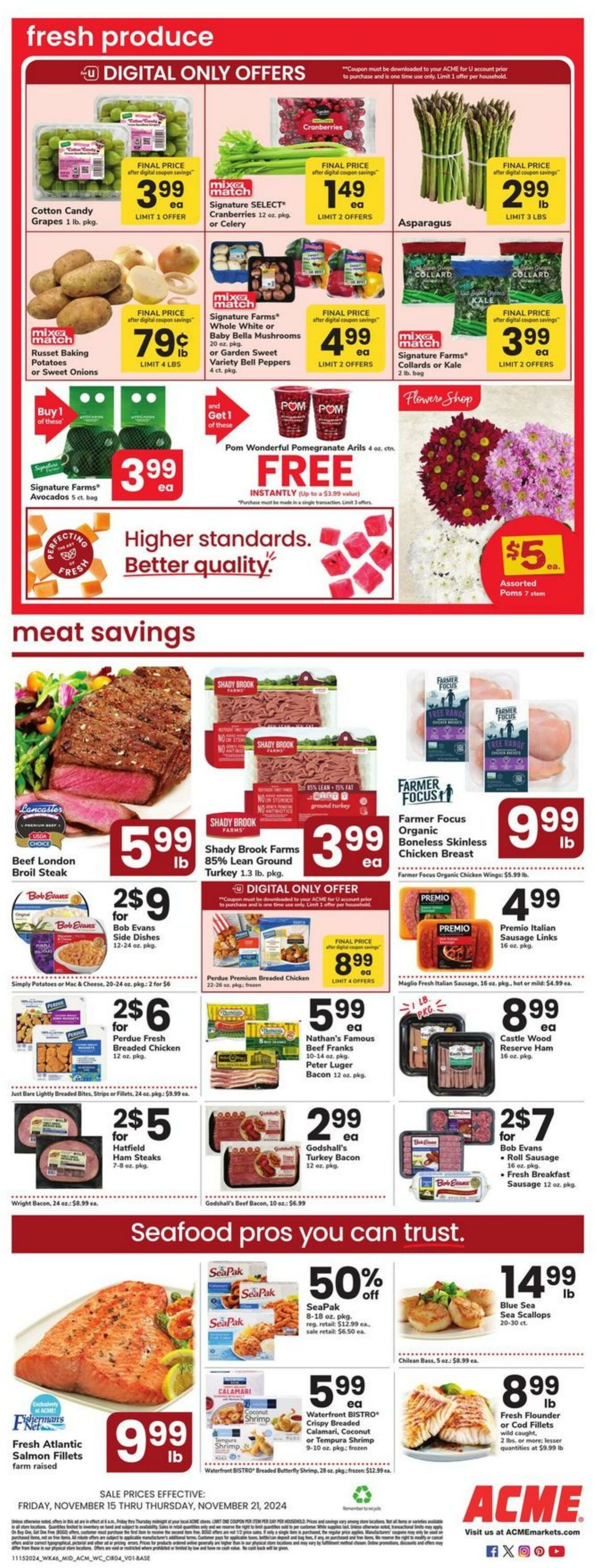 Weekly ad Acme 11/15/2024 - 11/21/2024