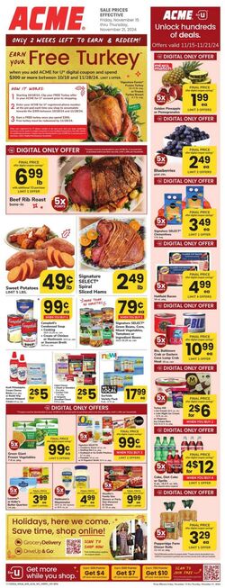 Weekly ad Acme 11/15/2024 - 11/21/2024