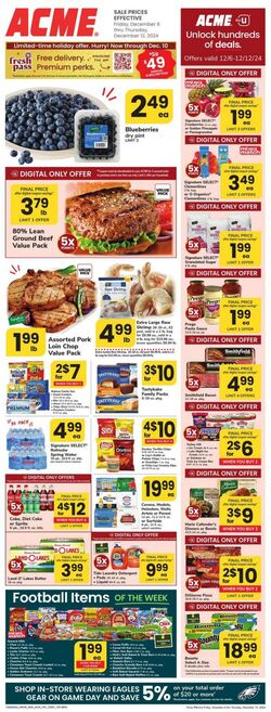 Weekly ad Acme 12/06/2024 - 12/12/2024