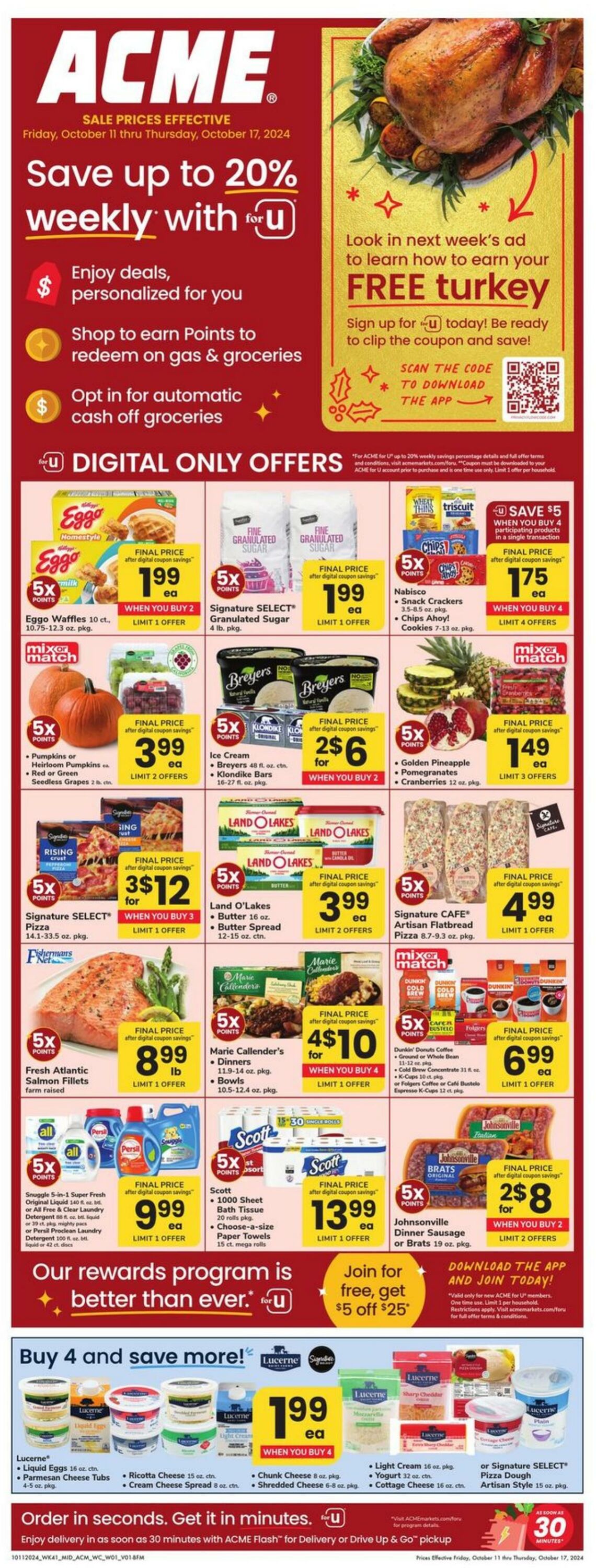 Weekly ad Acme 10/11/2024 - 10/17/2024