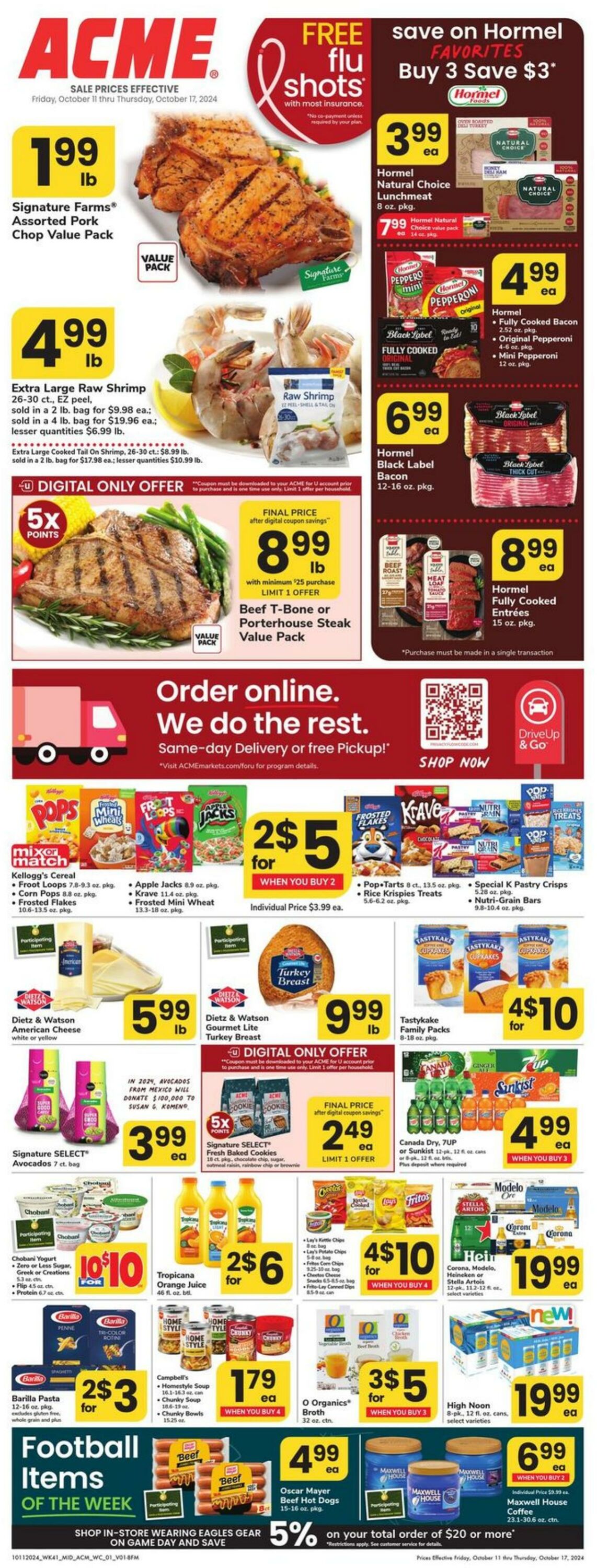 Weekly ad Acme 10/11/2024 - 10/17/2024