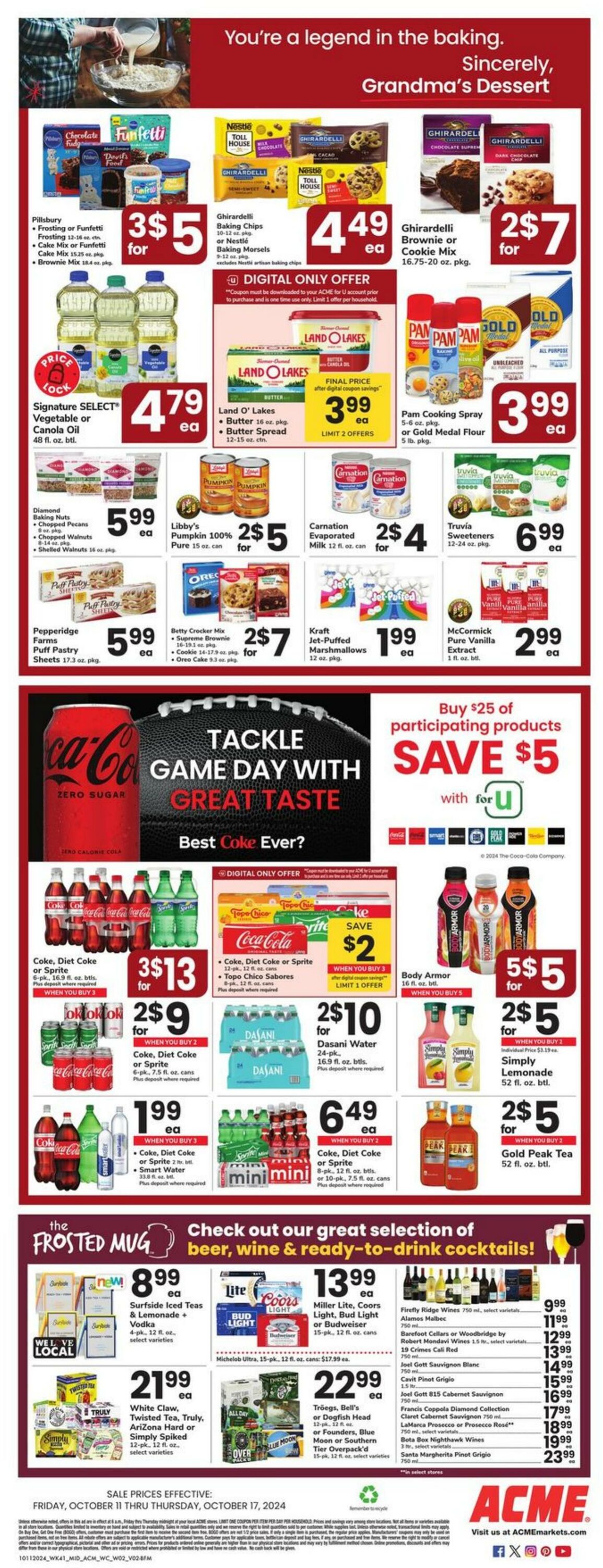 Weekly ad Acme 10/11/2024 - 10/17/2024