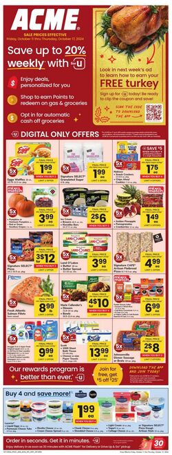 Weekly ad Acme 10/04/2024 - 10/31/2024