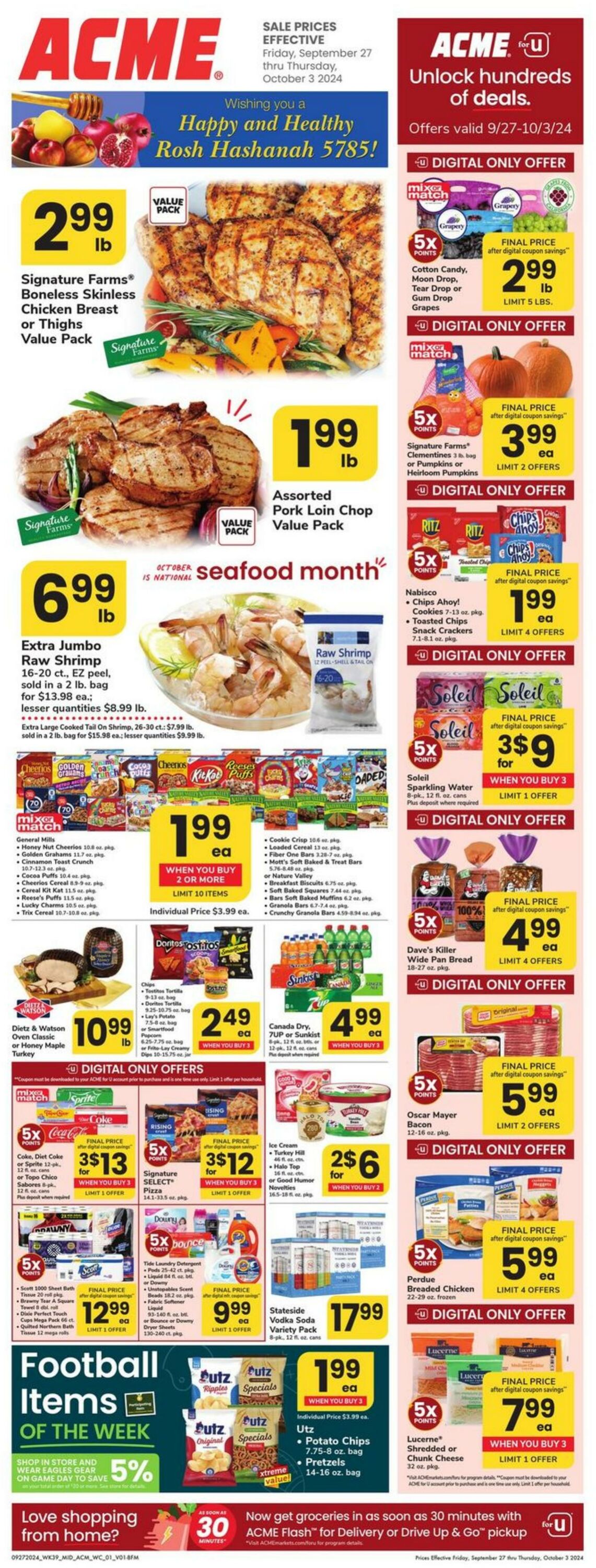 Weekly ad Acme 09/27/2024 - 10/03/2024