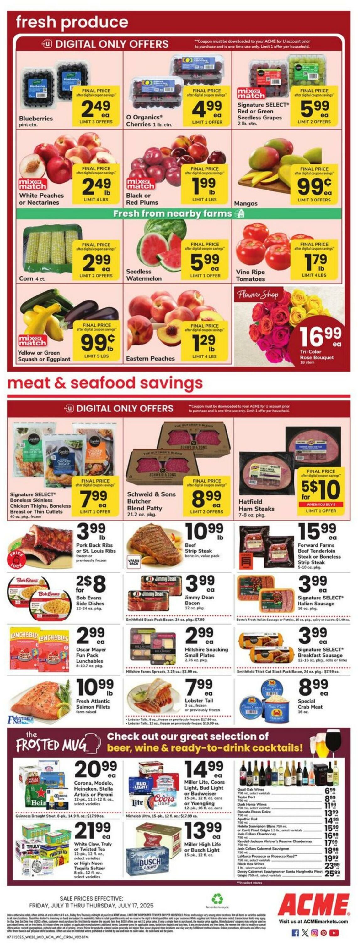 Weekly ad Acme 07/11/2025 - 07/17/2025