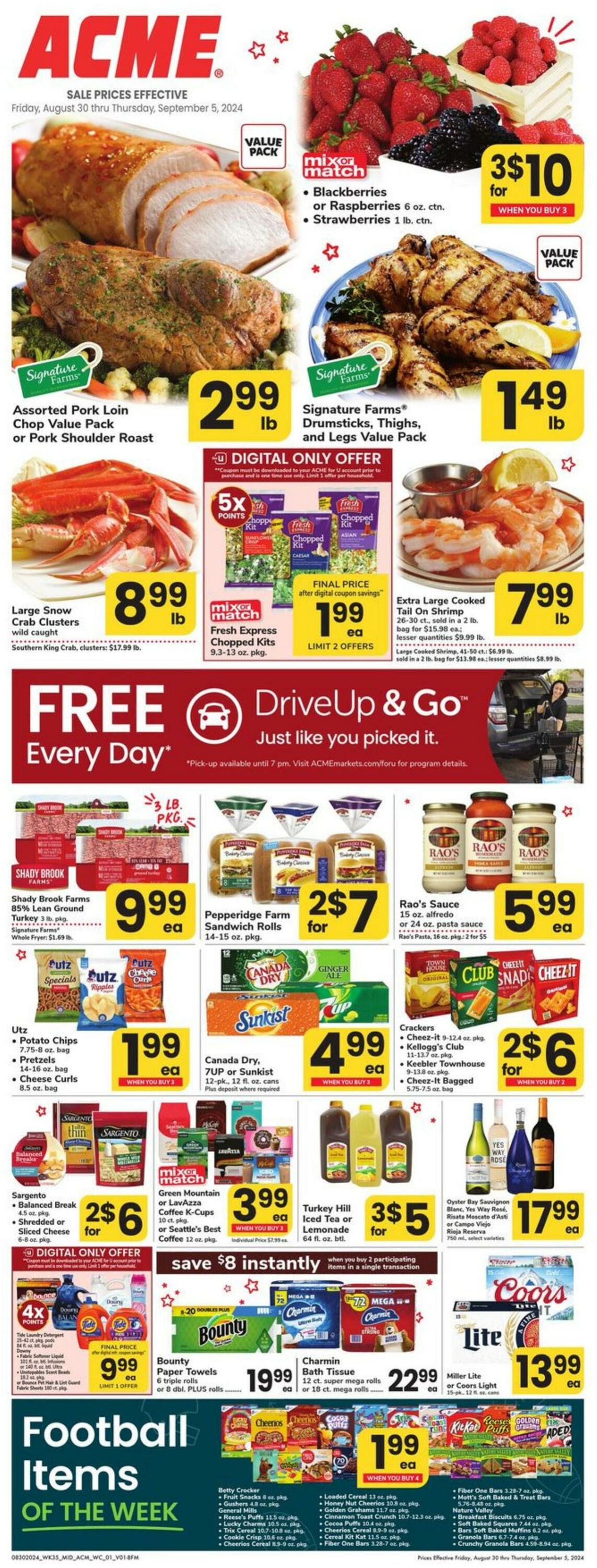 Weekly ad Acme 08/30/2024 - 09/05/2024