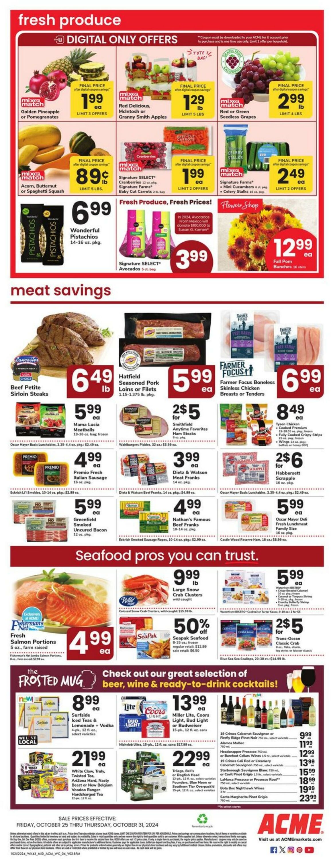 Weekly ad Acme 10/25/2024 - 10/31/2024