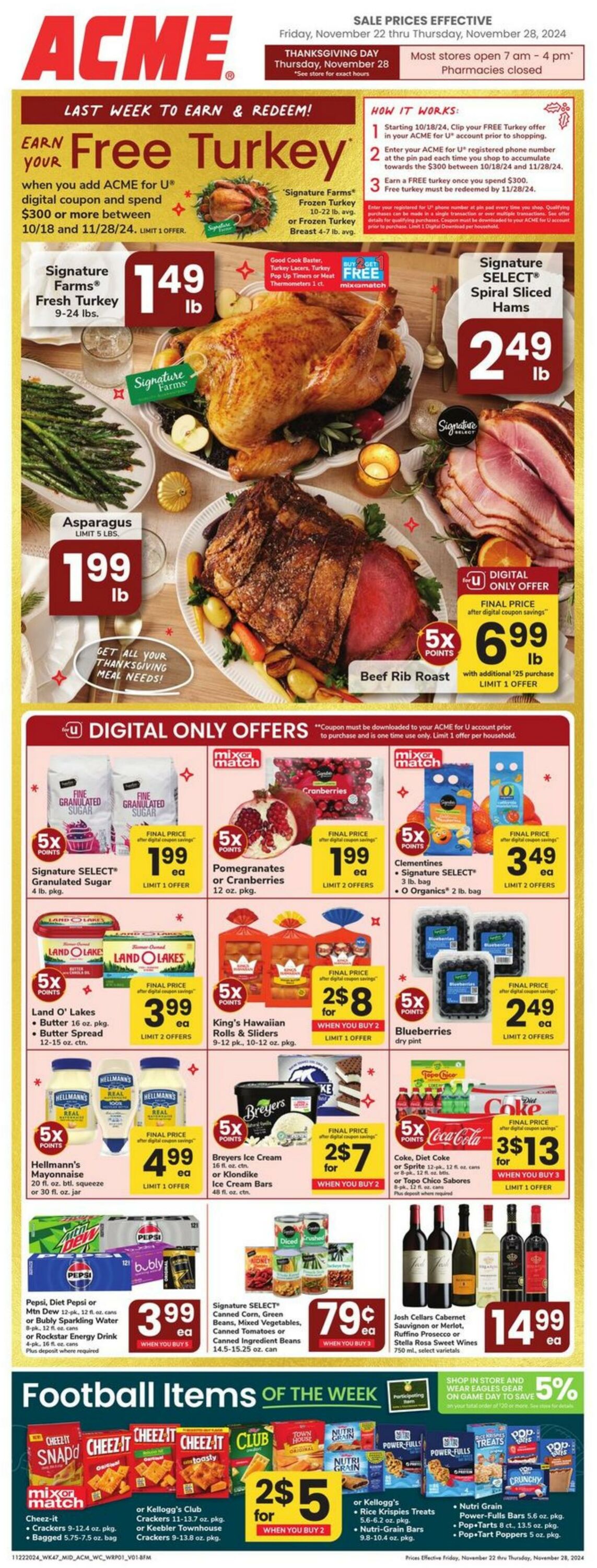 Weekly ad Acme 11/22/2024 - 11/28/2024